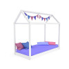 White house bed 80x190 cm SportBaby