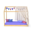 Lacquer house bed 80x190 cm SportBaby