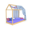 Lacquer house bed 80x190 cm SportBaby
