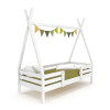 Cot house Wigwam - 2 white 80x190 cm SportBaby