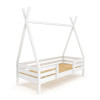 Cot house Wigwam - 2 white 80x190 cm SportBaby