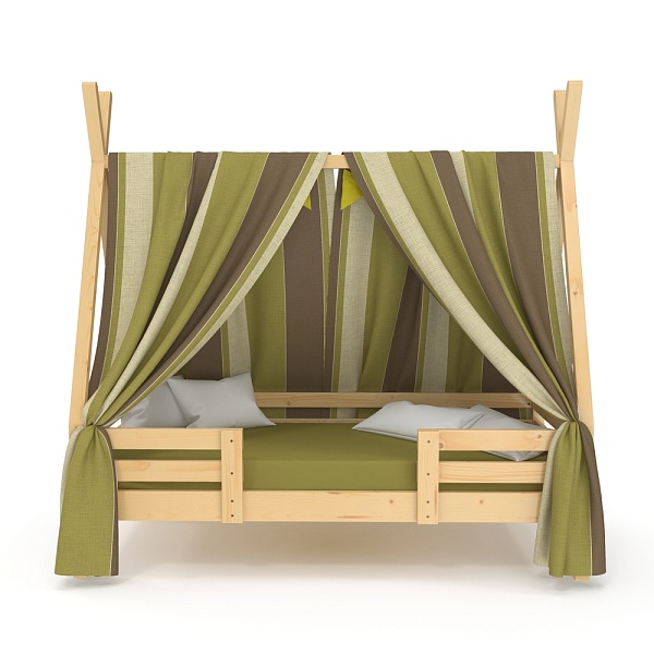 Cot house Wigwam - 2 lacquer 80x190 cm SportBaby