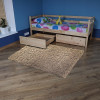 Lacquered teenage bed Children's dream 1 with drawer 80x190 cm SportBaby