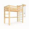 Sports loft bed (Children's sleep 11) 80x190 cm SportBaby