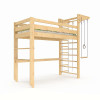 Sports loft bed (Children's sleep 11) 80x190 cm SportBaby