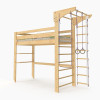 Sports loft bed (Children's sleep 11) 80x190 cm SportBaby