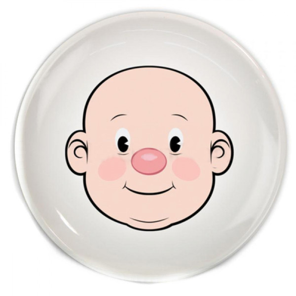 Children's plate Kitchen Craft BOY FOOD FACE