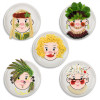 Children's plate Kitchen Craft GIRL FOOD FACE