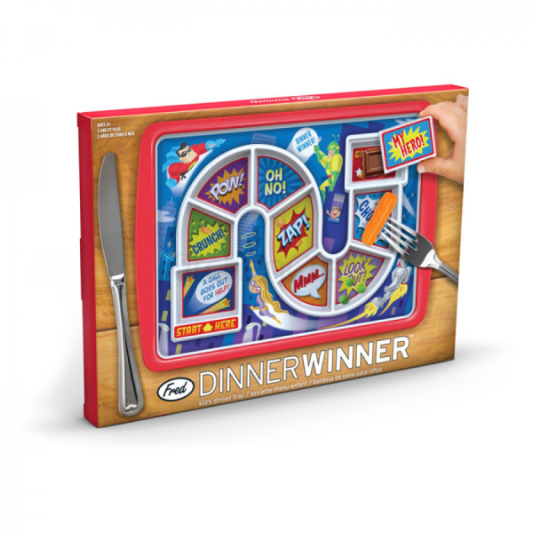 Children's plate Kitchen Craft WINNER SUPPER HERO