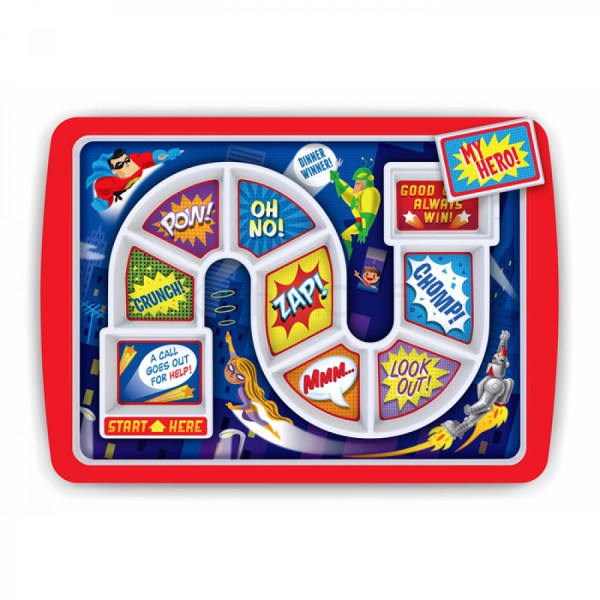 Children's plate Kitchen Craft WINNER SUPPER HERO
