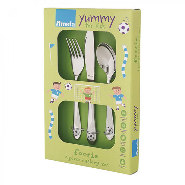 Set of children's cutlery Amefa FOOTIE, 3 pcs.