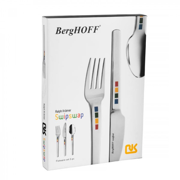 Set of cutlery for children BergHOFF Swipeswap, 3 pcs.