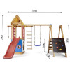 Children's play complex (slide, stairs, swing) land-24, SportBaby