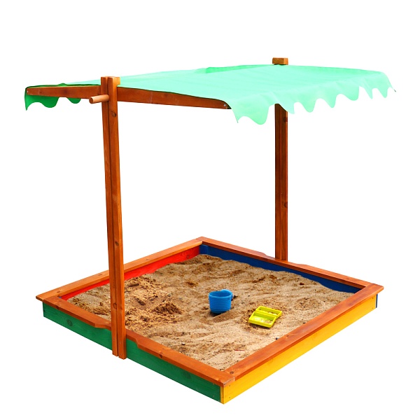 Children's sandbox 24 with a cover and protection from the sun, SportBaby