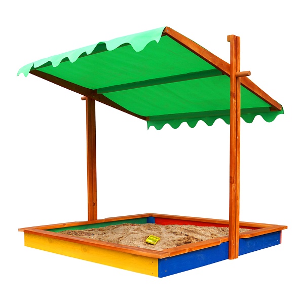 Children's sandbox 24 with a cover and protection from the sun, SportBaby