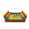 Children's sandbox 30, size 200x200 cm, multi-colored, SportBaby