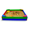 Sandbox 145x145x24 with seats in the corners of SportBaby