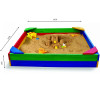 Sandbox 145x145x24 with seats in the corners of SportBaby