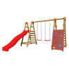 Children's playground, two swings, a slide of 3 meters SportBaby-5