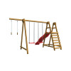 Children's playground made of wood, slide-swing-rings SportBaby-3