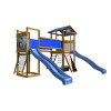 Children's playground with two slides and a gladiator net SportBaby-11
