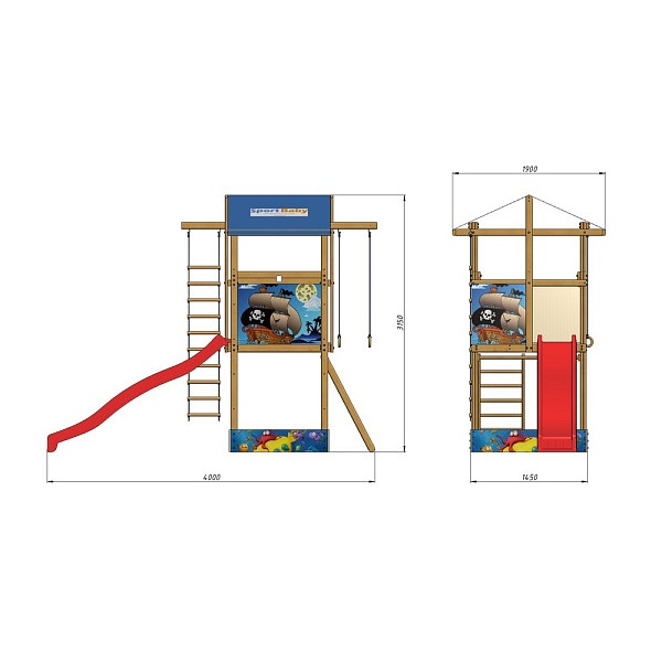 Children's playground SportBaby-7