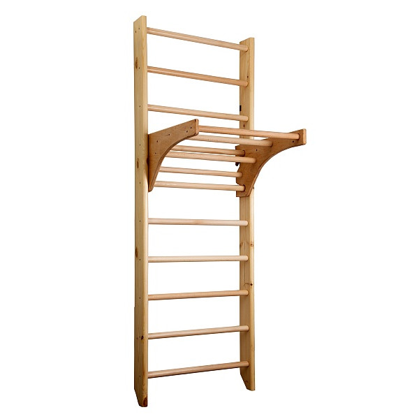 Swedish wall with a horizontal bar Combi-1-220 cm, SportBaby