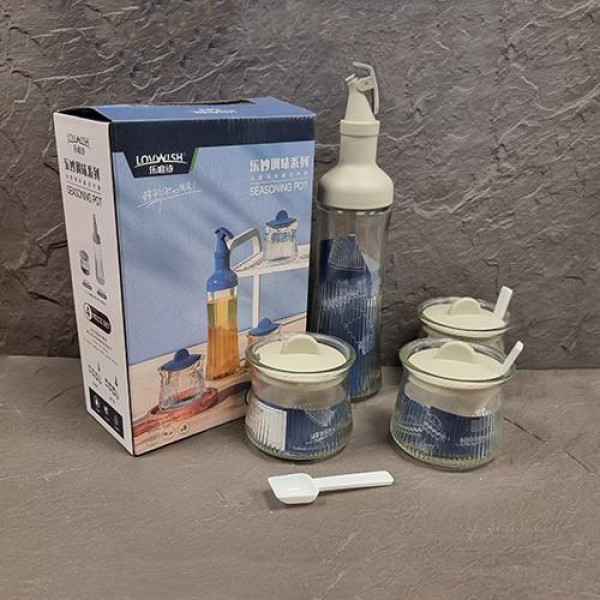 Set of containers (bottle for oil-500 ml; capacity 3 pcs*280 ml) SNT Ukraine