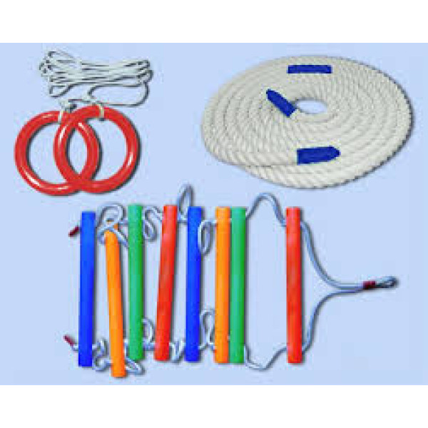 Rope hanging set for a child - colored SportBaby