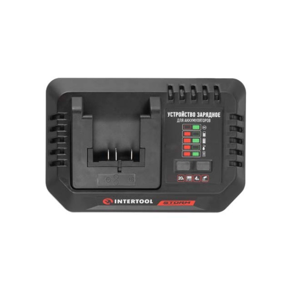 Пристрій зарядний для акумуляторів Li-ion 20 В, струм заряду 4.0 А Intertool WT-0345