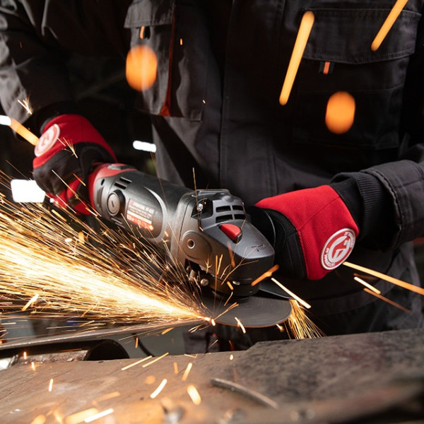 Angle grinder 1200 W, circle diameter 125 mm, 5000-12000 rpm, rotary handle Intertool WT-0225