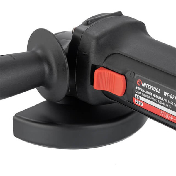 Angle grinder 720 W, circle diameter 125 mm, 11,000 rpm. Intertool WT-0217