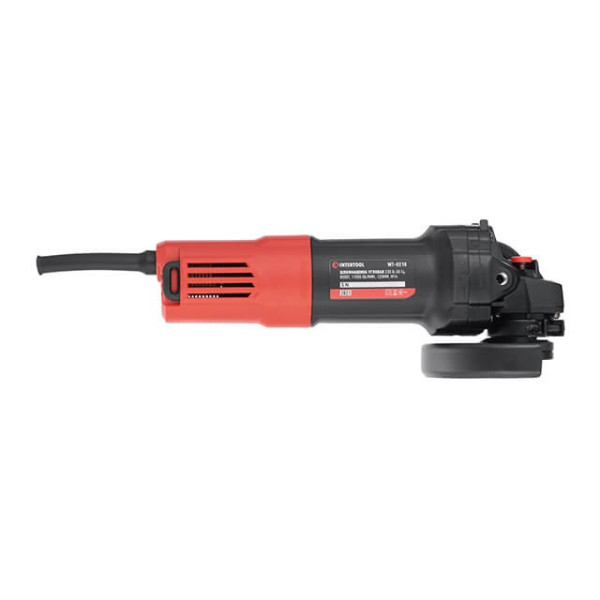 Шлифмашина угловая 800 Вт, диаметр круга 125 мм, 11000 об/мин. Intertool WT-0218