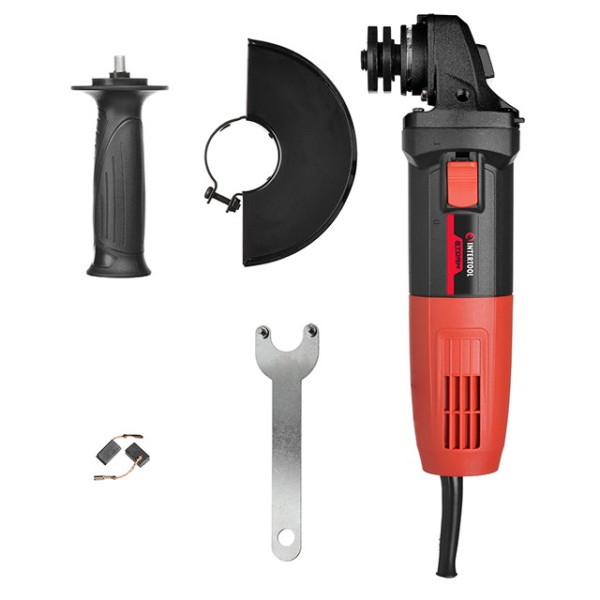 Angle grinder 850 W, circle diameter 125 mm, 11,000 rpm Intertool WT-0221