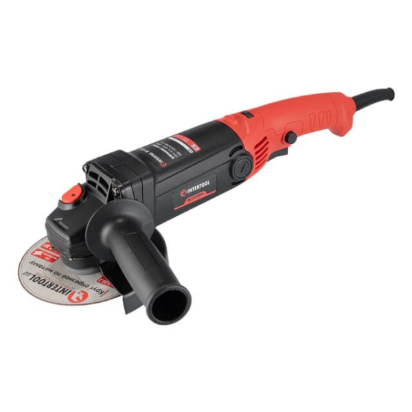 Angle grinder 860 W, circle diameter 125 mm, 3000-11000 rpm. Intertool WT-0232