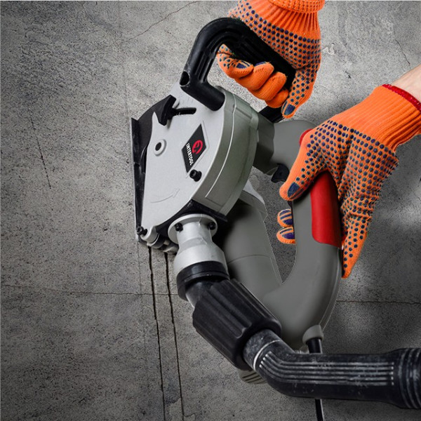 Stroborizer 1400W, 9000 rpm, disk 125 mm, ch. cut 8-30 mm, width saw blade 8-26 mm Intertool DT-0200