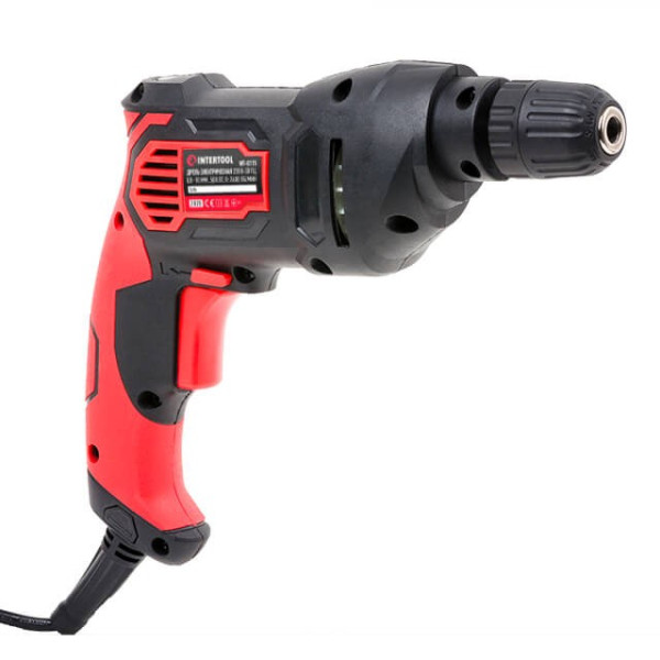 Drill 500 W, 0-2400 rpm, 1.0-10 mm, self-clamping chuck, reverse Intertool WT-0115