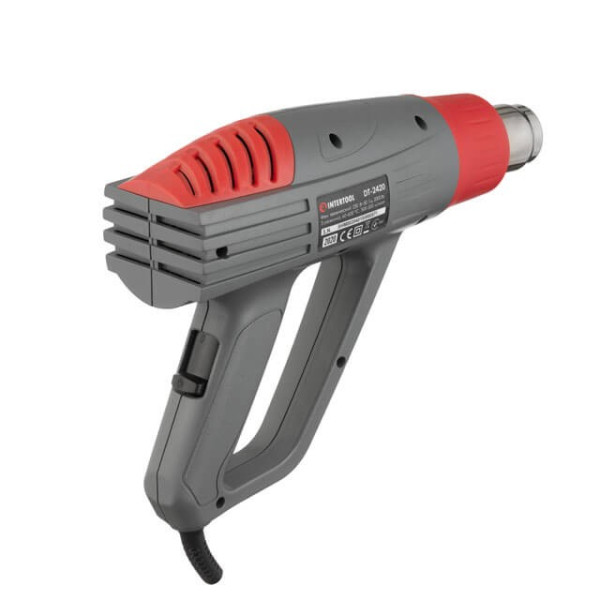 Technical hair dryer, 2000 W, 3 modes, 60-600 °С, 300-500 l/min Intertool DT-2420