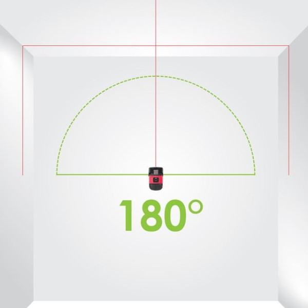 180° laser level, 2 Intertool MT-3051 laser heads