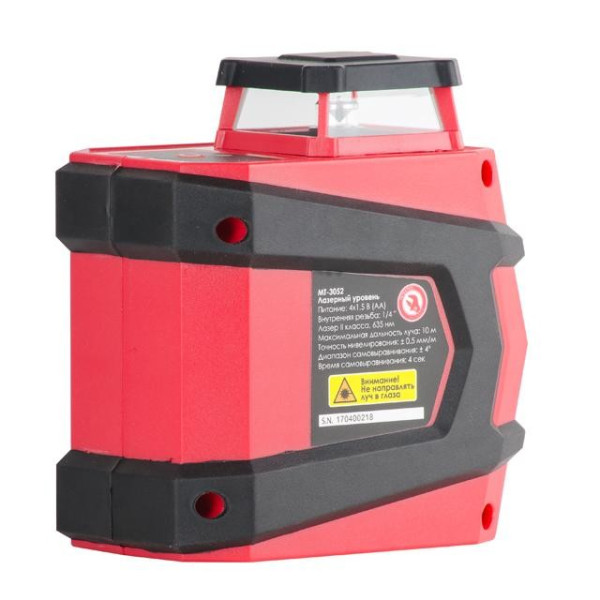 Уровень лазерный 360°, 2 лазерные головки. Intertool MT-3052