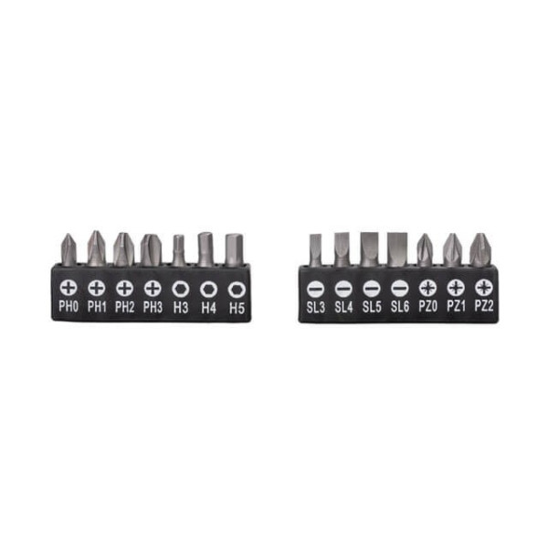 Cordless screwdriver, 4V, 5 Nm, lithium-ion, 1.5 Ah, 200 rpm, 4 nozzles + bits, case Intertool WT-0300