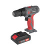 Cordless drill-screwdriver 18 V, 17 Nm, 0-700 rpm, 0.8-10 mm, Li-Ion, 1.5 Ah Intertool DT-0315
