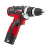 Cordless drill-screwdriver, Li-Ion 12V, 18Nm, 1.5 Ah, 2 speeds, 0-400/0-1500rpm, 2 batteries Intertool WT-0321