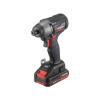Impact screwdriver (screwdriver) cordless with a brushless motor 20 V, 200 Nm, 0-2900 rpm, 0-4000 rpm, 1/4, lithium-ion, 2.0 Ah, ZP 2A, case Intertool WT-0362