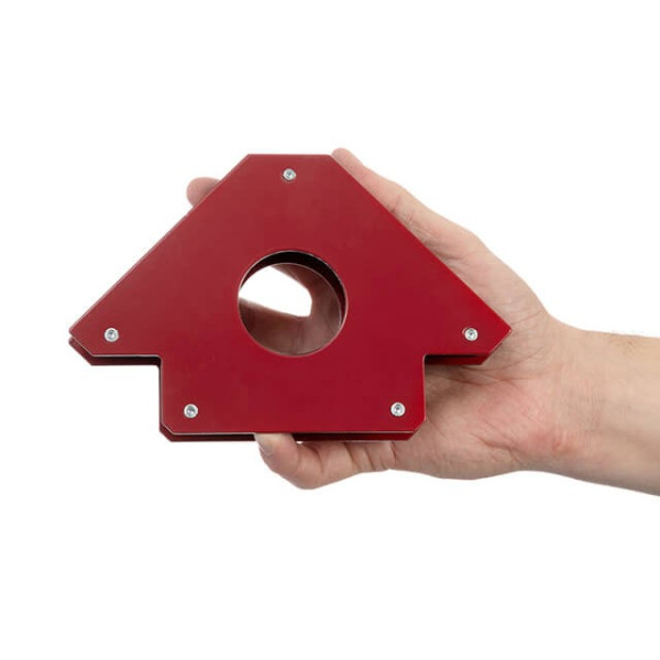 Magnetic holder for welding boom, 45°, 90°, 135°, 35 kg, 110*120*25 mm Intertool MW-0006