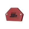 Magnetic holder for trapezoid welding, 30°, 45°, 60°, 75°, 90°, 135°, 11 kg, 100*68*14 mm Intertool MW-0001