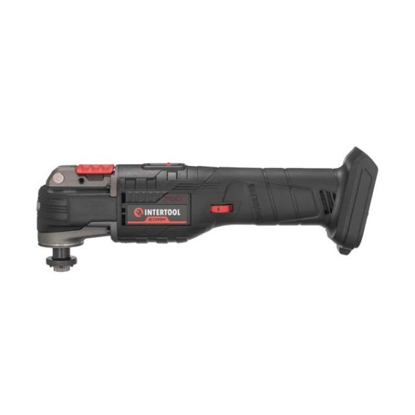 Battery renovator with brushless motor 20 V, 8000-20000 rpm, oscillation angle 3.2° without ZP and battery Intertool WT-0369