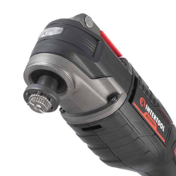 Battery renovator with brushless motor 20 V, 8000-20000 rpm, oscillation angle 3.2° without ZP and battery Intertool WT-0369