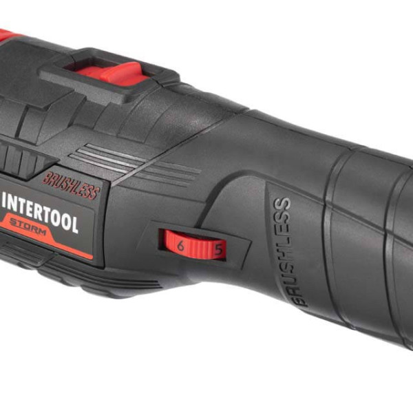 Battery renovator with brushless motor 20 V, 8000-20000 rpm, oscillation angle 3.2° without ZP and battery Intertool WT-0369