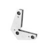 Magnetic angle for welding, 15°, 60°, 90°, 120°, 11 kg, 75*85 mm Intertool MW-0007